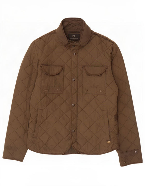 Męska pikowana kurtka Scotch & Soda UK 40, duża, khaki, poliester