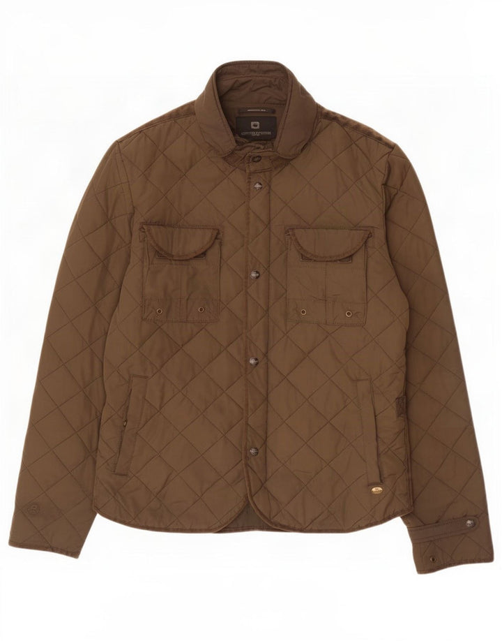 Męska pikowana kurtka Scotch & Soda UK 40, duża, khaki, poliester