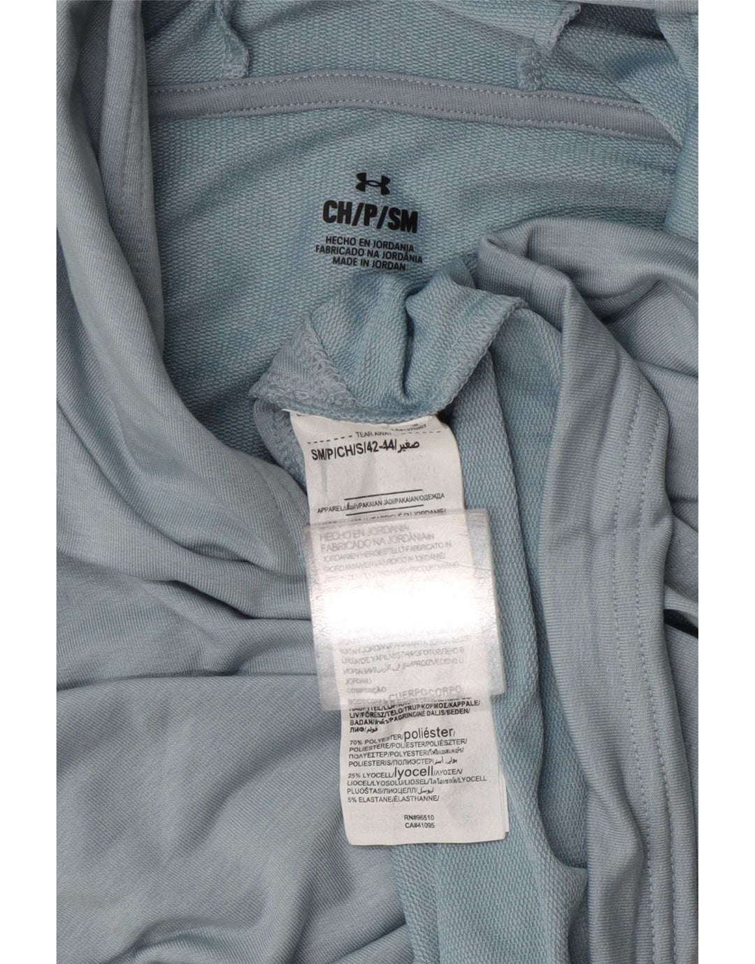 Damska kamizelka oversize z kapturem Under Armour Crop UK 10 Small Blue
