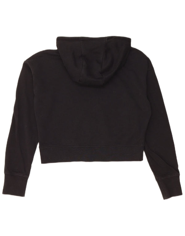 Dziewczęcy sweter z kapturem NIKE z grafiką, 13-14 lat XL, czarny, bawełniany