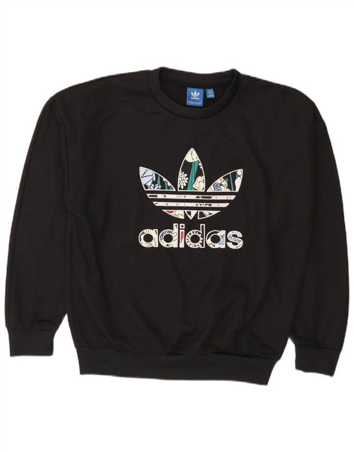 Damska bluza Adidas Graphic Jumper UK 8 Small Black Geometric