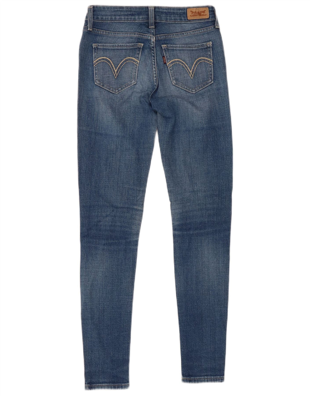 Damskie leginsy LEVI'S Skinny W26 L29 Czerwona bawełna