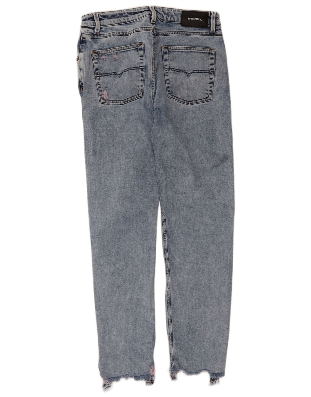 Damskie jeansy Diesel Slim W28 L28 Niebieskie bawełniane