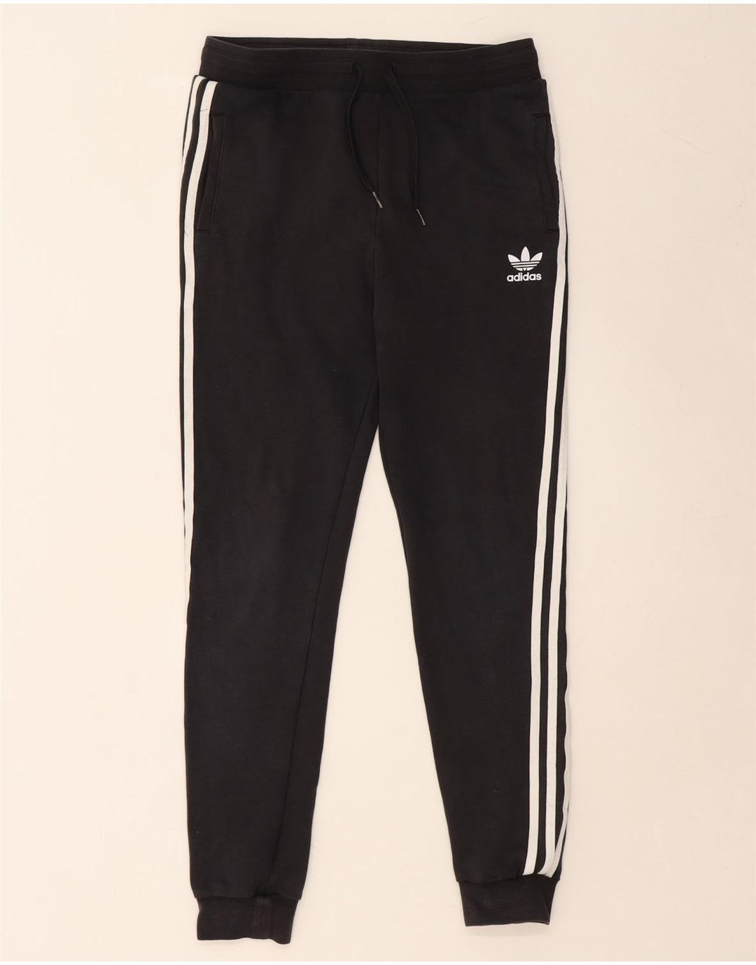 Chłopięce spodnie dresowe ADIDAS Joggers 14-15 lat, czarna bawełna