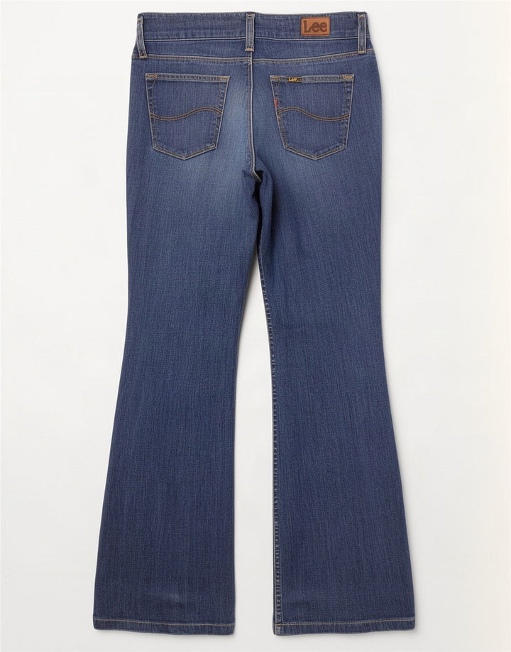 Damskie jeansy Lee Coral Bootcut W27 L33 Niebieskie bawełniane