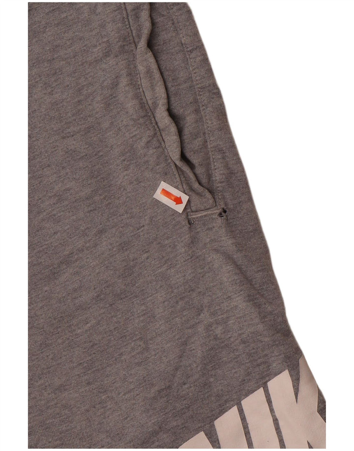 Męskie spodenki sportowe Nike Graphic, średnioszare, bawełniane