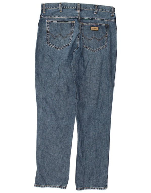 Męskie jeansy Wrangler Texas Straight W38 L36 Niebieskie, bawełniane