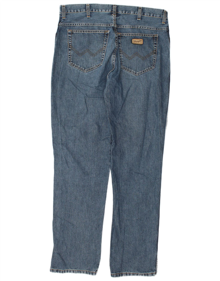 Męskie jeansy Wrangler Texas Straight W38 L36 Niebieskie, bawełniane