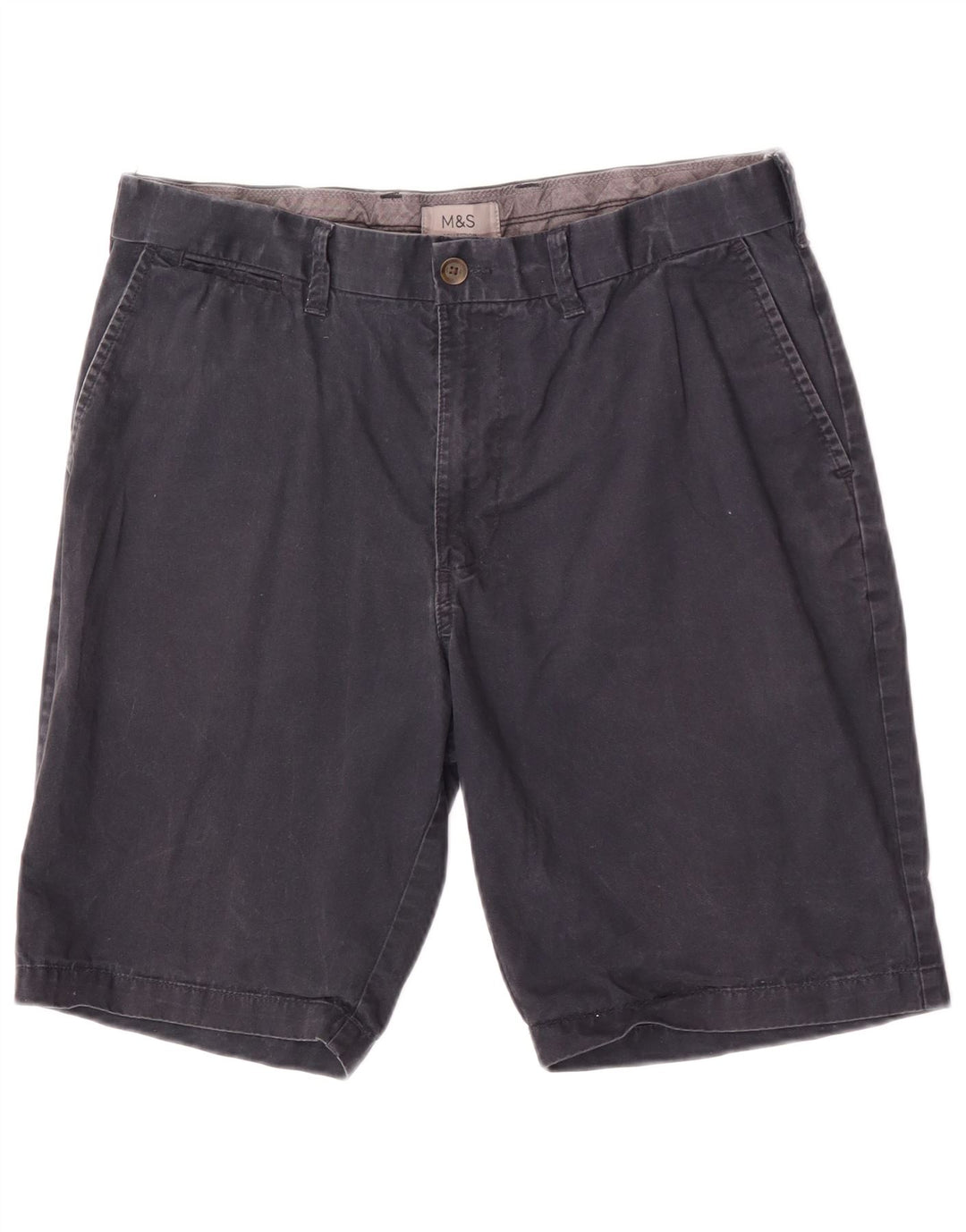 Męskie spodenki Chino Marks & Spencer W34, duże, granatowe, bawełniane