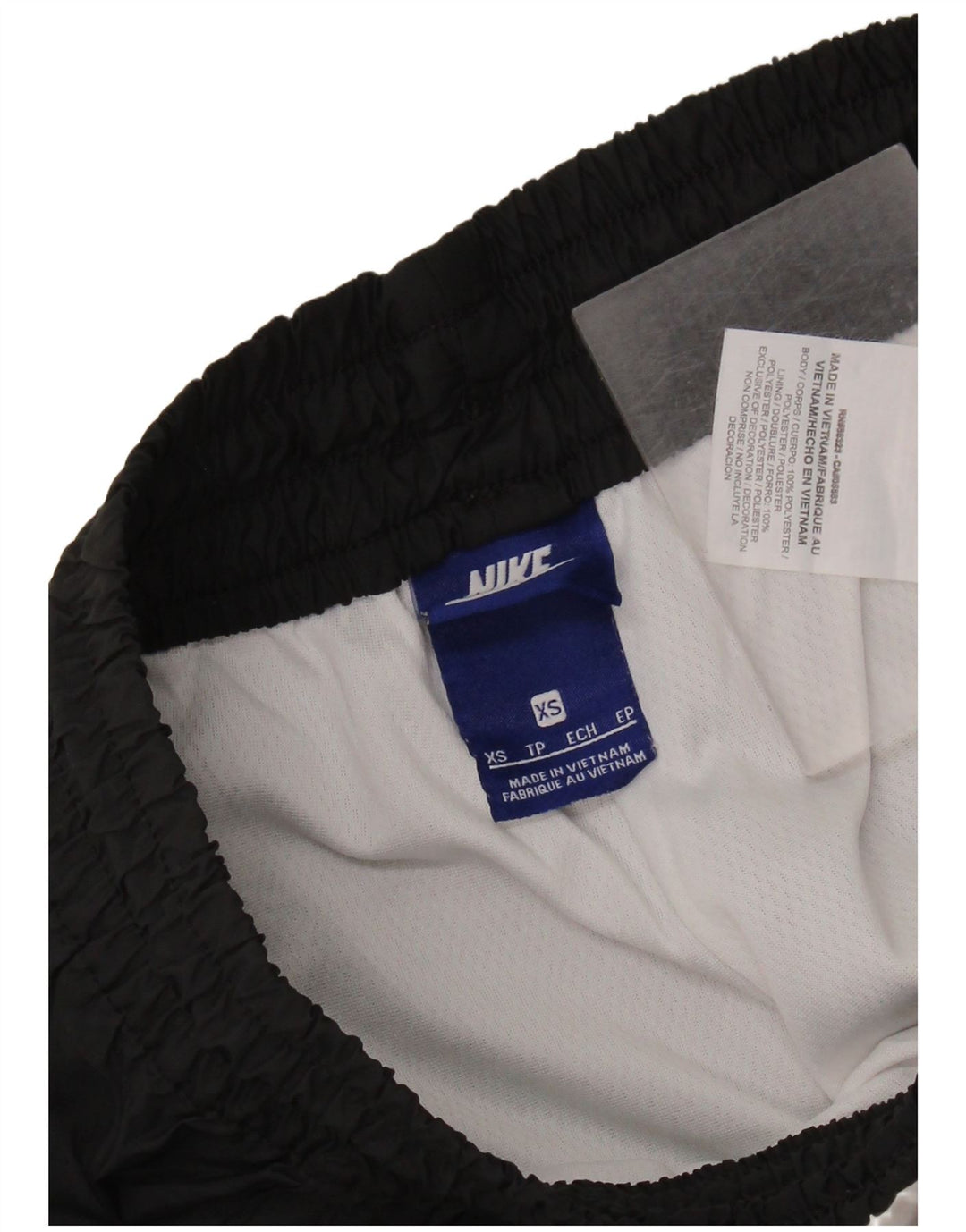 Damskie spodenki sportowe NIKE UK 6 XS, czarny poliester z blokami kolorów