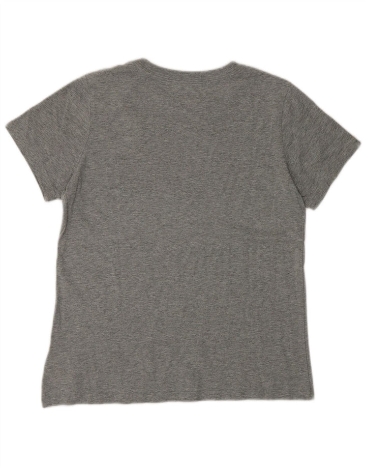 T-shirt damski Converse Top UK 12 Średni szary, bawełniany
