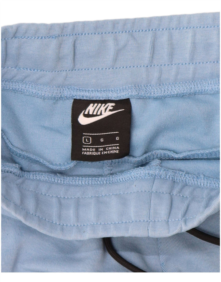 Damskie spodnie dresowe NIKE Joggers UK 14, duże, niebieskie, bawełniane