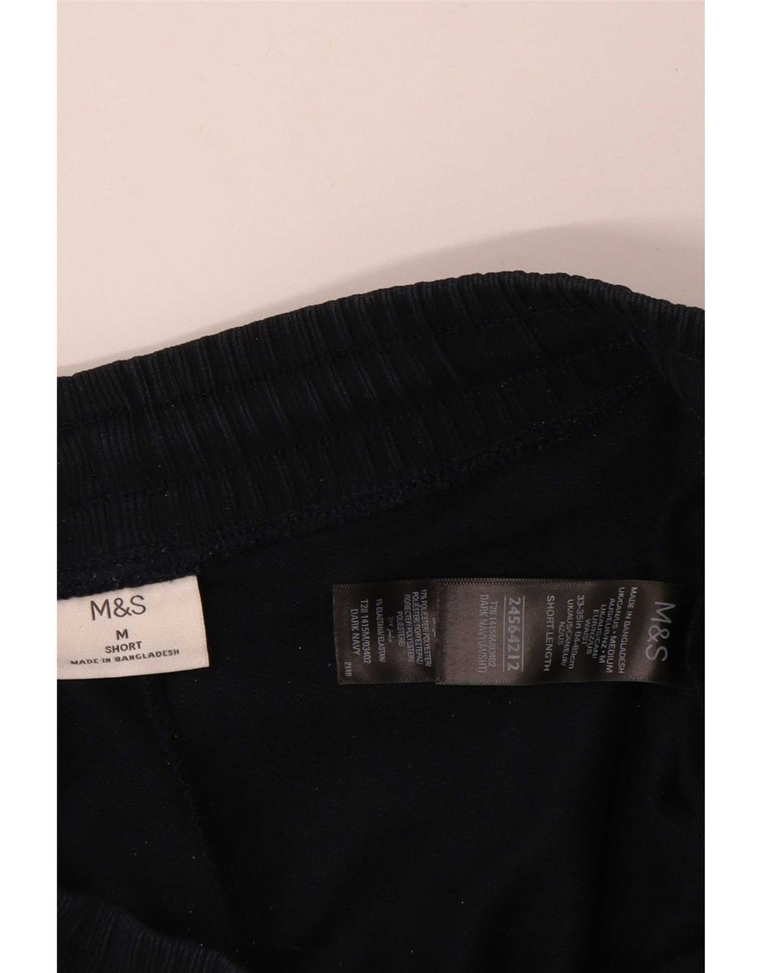 Damskie spodnie dresowe Marks & Spencer UK 14, średnie, granatowe, bawełniane