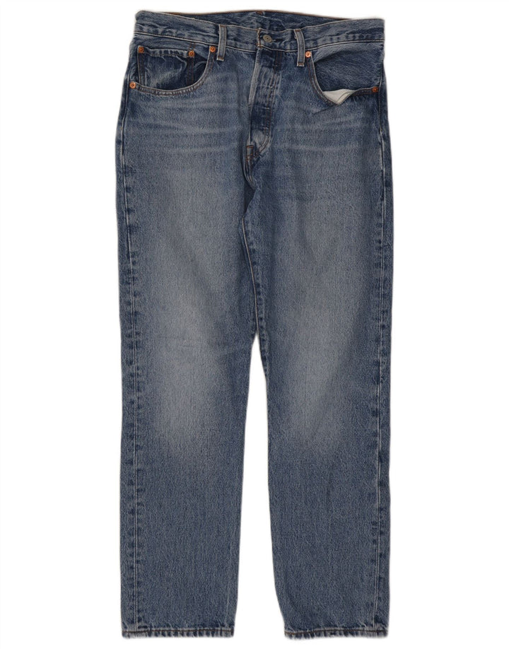 Męskie jeansy Levi's 501 Straight W30 L28 Niebieskie bawełniane