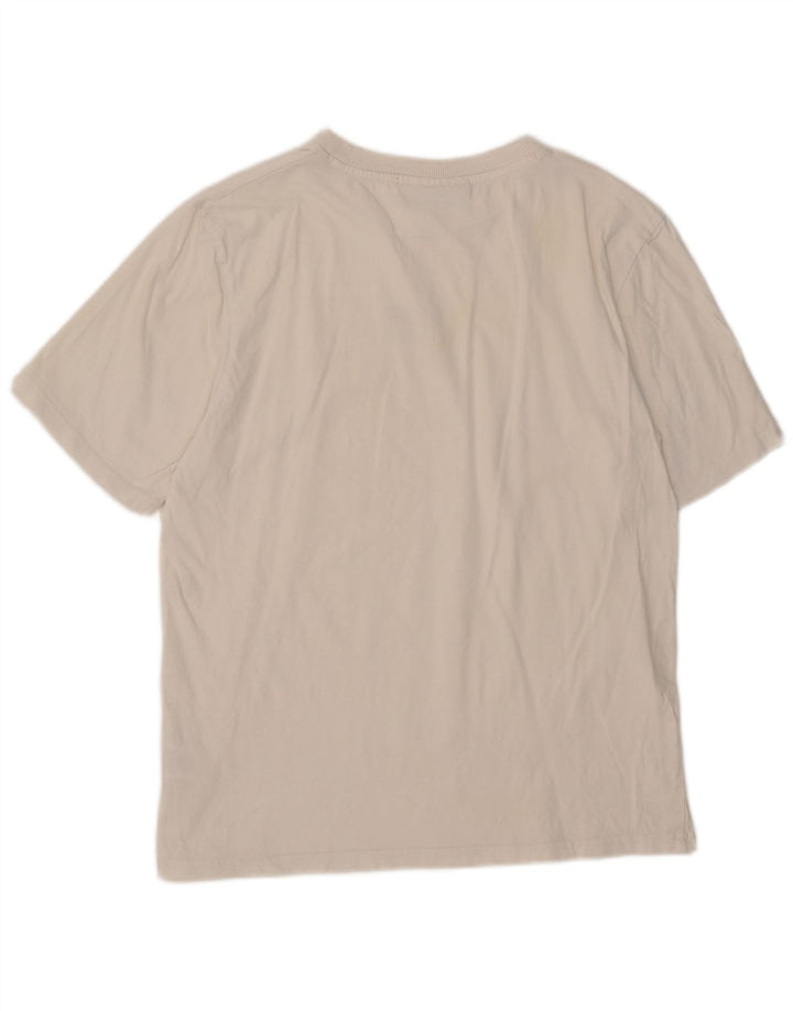 T-shirt męski Fila Top, średni, biały, bawełniany