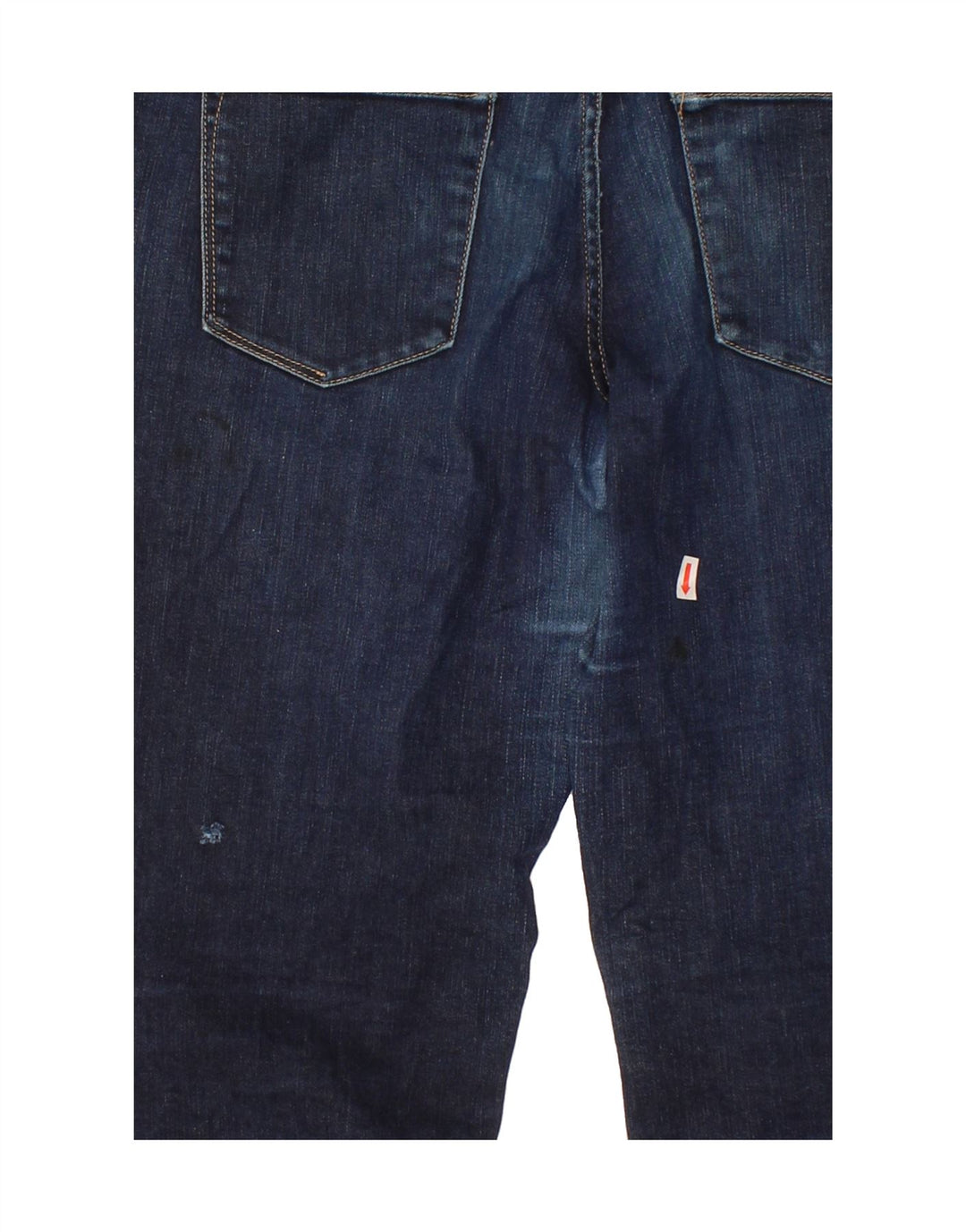 MOSSIMO Womens Mid Rise Curvy Straight Jeans US 6 Medium W28 L30 Navy Blue Vintage Mossimo and Second-Hand Mossimo from Messina Hembry 