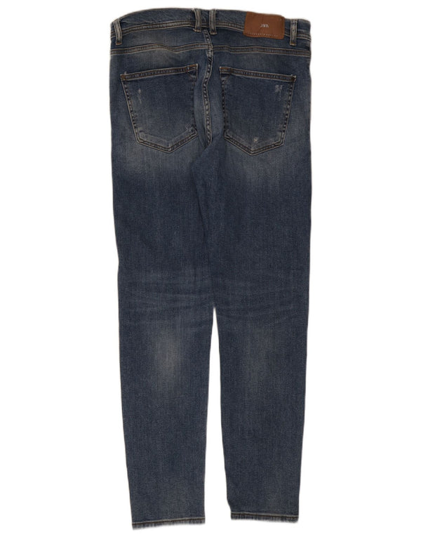 Zara Womens Skinny Jeans EU 42 Large W32 L29 Blue Cotton