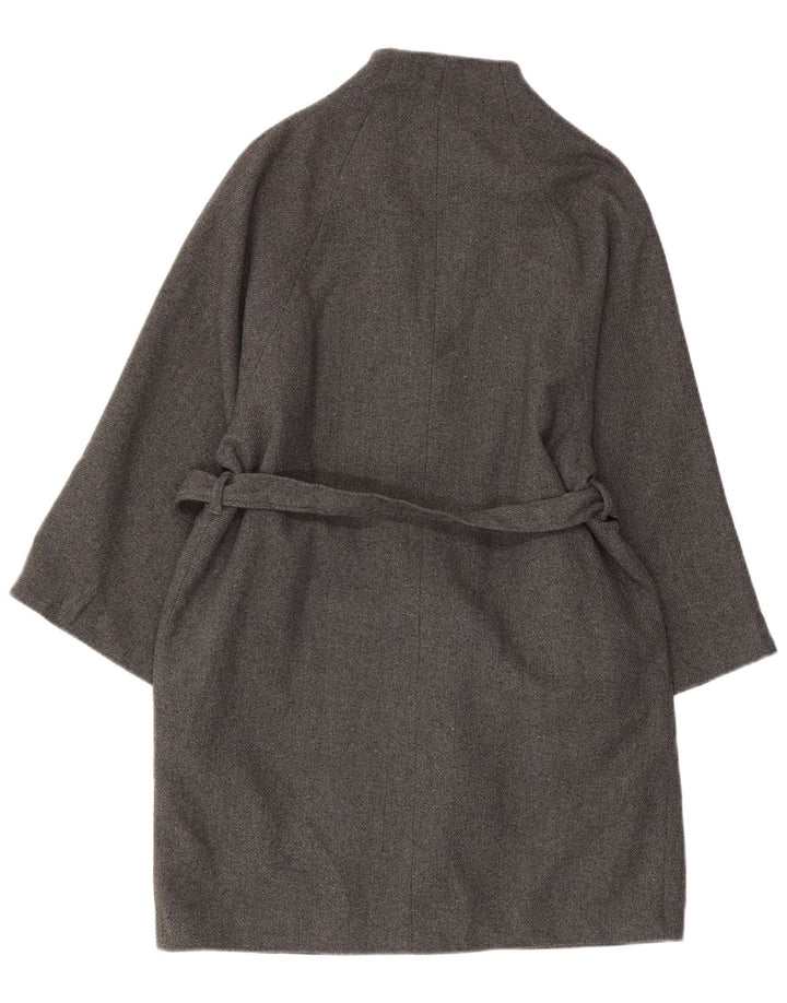 TANIE PONIEDZIAŁEK Płaszcz damski UK 10 Mały, szary, akrylowy