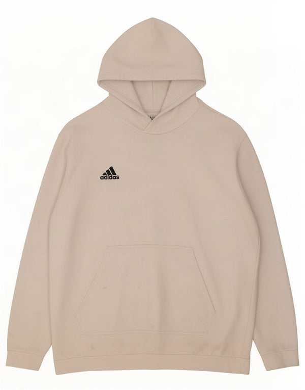 Adidas Męska bluza z kapturem XL Biała bawełna