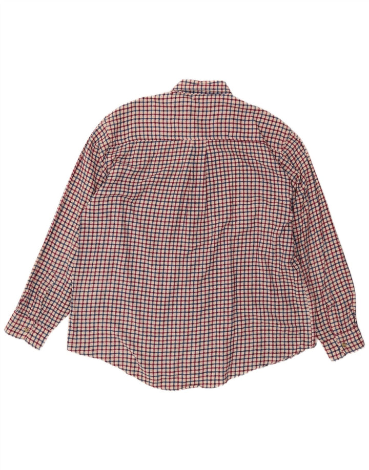 Męska koszula flanelowa VINTAGE 2XL, bawełniana w czerwoną kratę