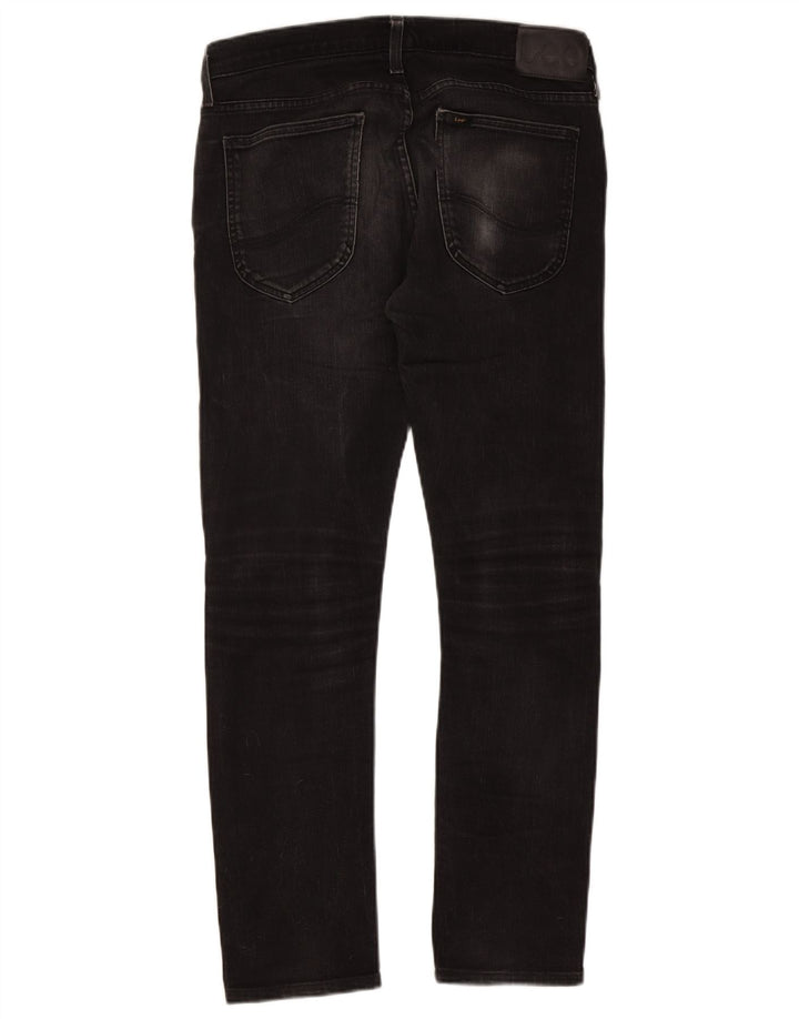 Lee Męskie Luke Slim Jeans W31 L28 Czarna bawełna