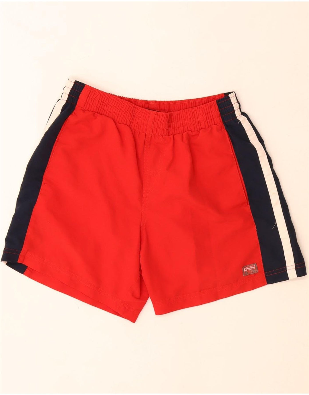 Męskie spodenki kąpielowe Converse, małe, czerwone, z poliestru w blokach kolorów