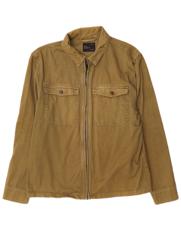 Męska kurtka bomberka Zara UK 42 XL, zielona bawełna