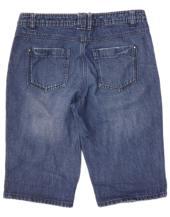 Damskie spodenki jeansowe M&CO US 10, duże, W32, niebieska bawełna