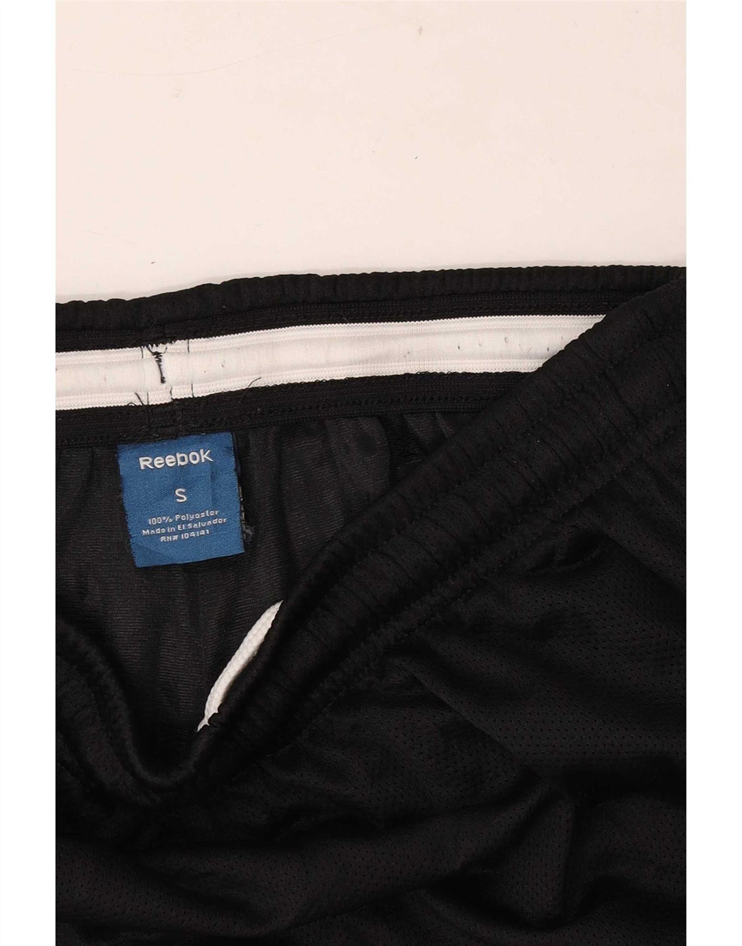 Męskie spodenki sportowe Reebok, małe, czarne, z poliestru