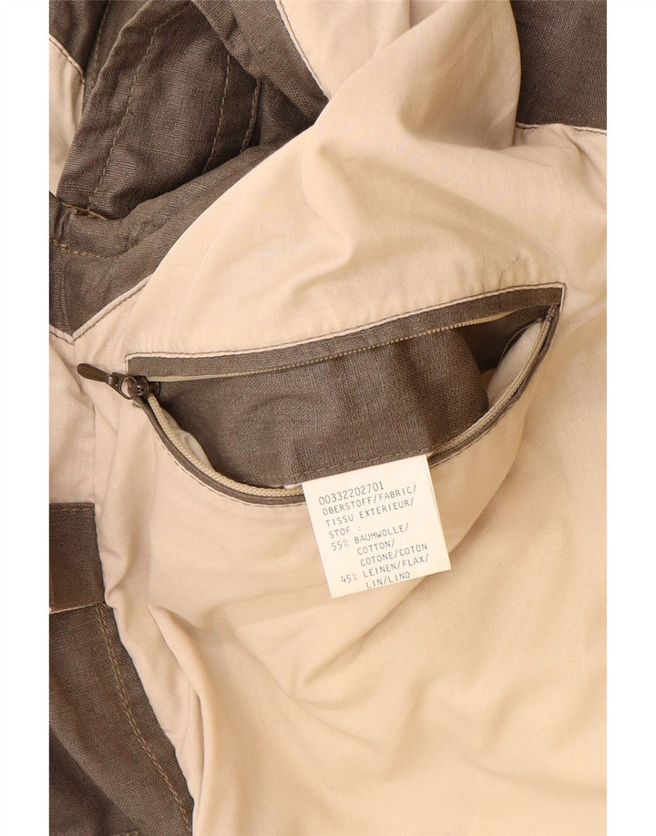 Kamizelka męska VINTAGE UK 38, bawełniana w kolorze średniego beżu