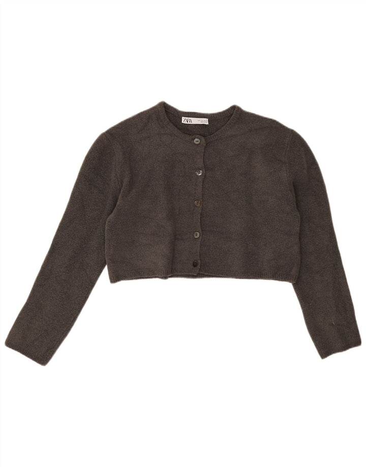 Sweter damski Zara Crop Oversize Cardigan UK 10 Small Grey