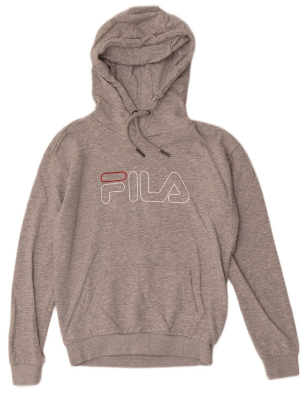 Męski sweter z kapturem Fila XS, szary, bawełniany