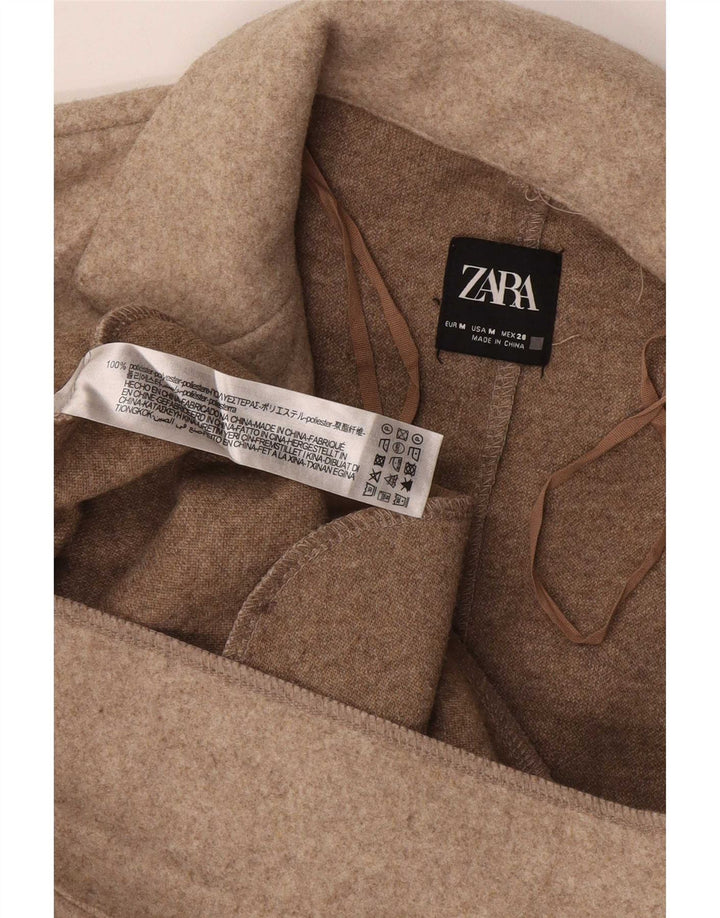 Płaszcz damski Zara UK 14, średni beż, poliester