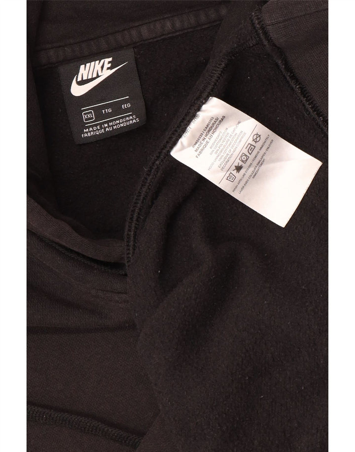 Męski sweter z kapturem Nike 2XL, czarny, bawełniany