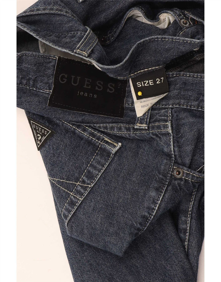 Guess Damskie Proste Dżinsy W27 L30 Niebieskie Bawełniane