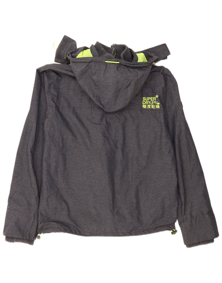Damska wiatrówka SUPERDRY Graphic UK 16, duża, szara