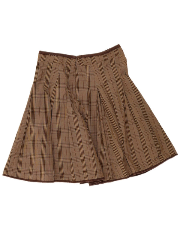 Spódnica damska Henry Cottons IT 42 Medium W32 w brązową kratkę