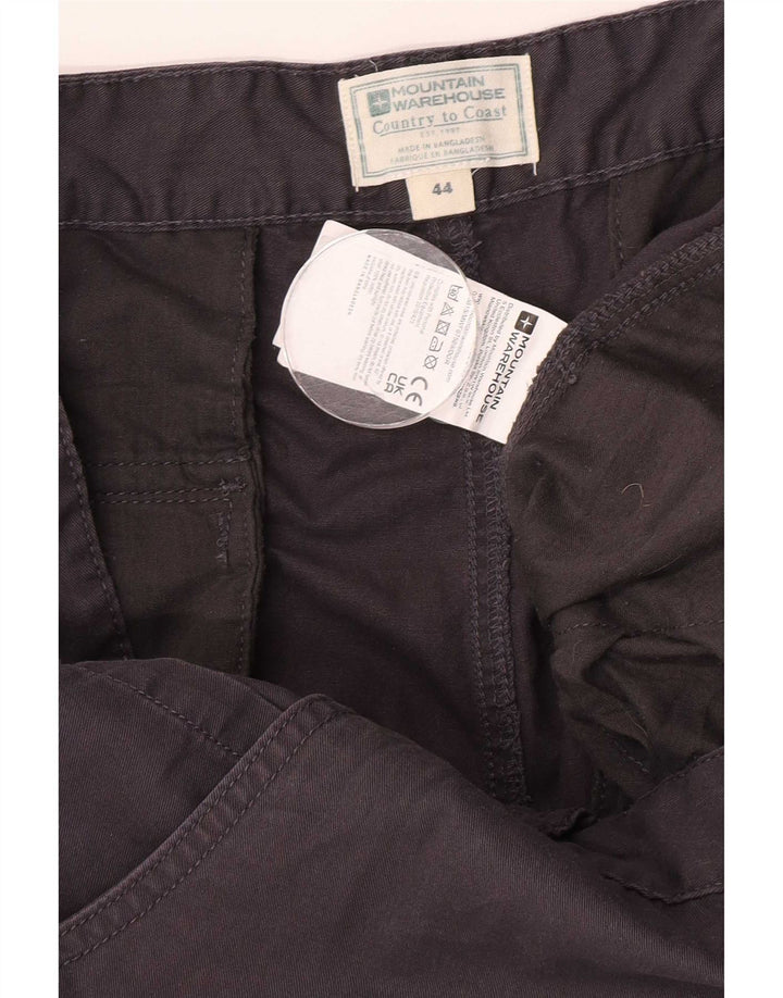 Męskie spodenki cargo Mountain Warehouse W44 2XL Szara bawełna