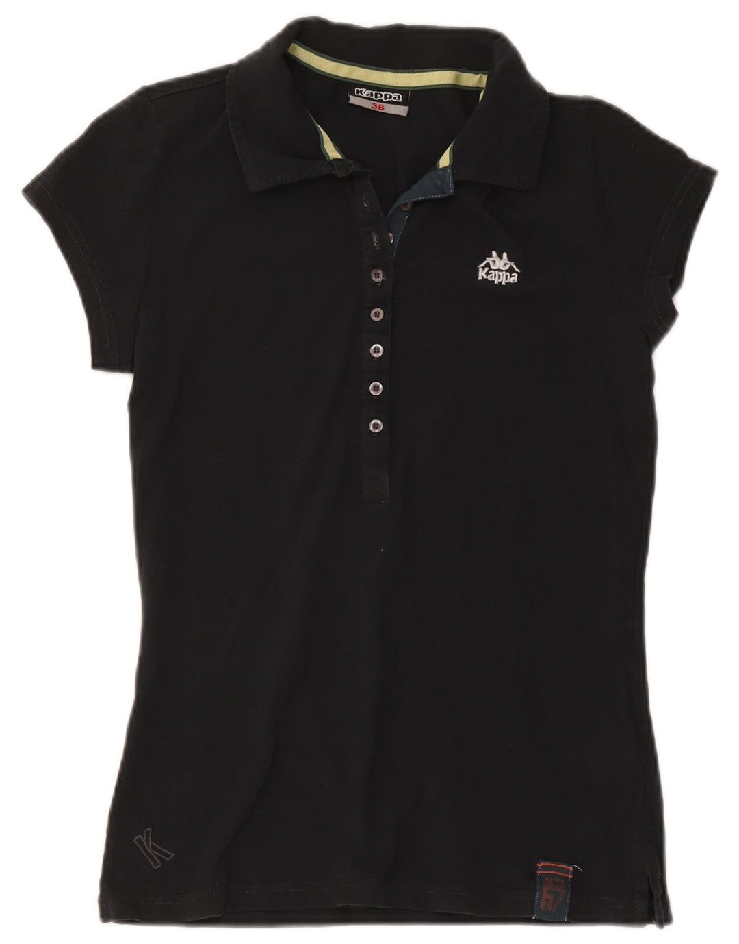 Damska koszulka polo Kappa IT 36 XS czarna