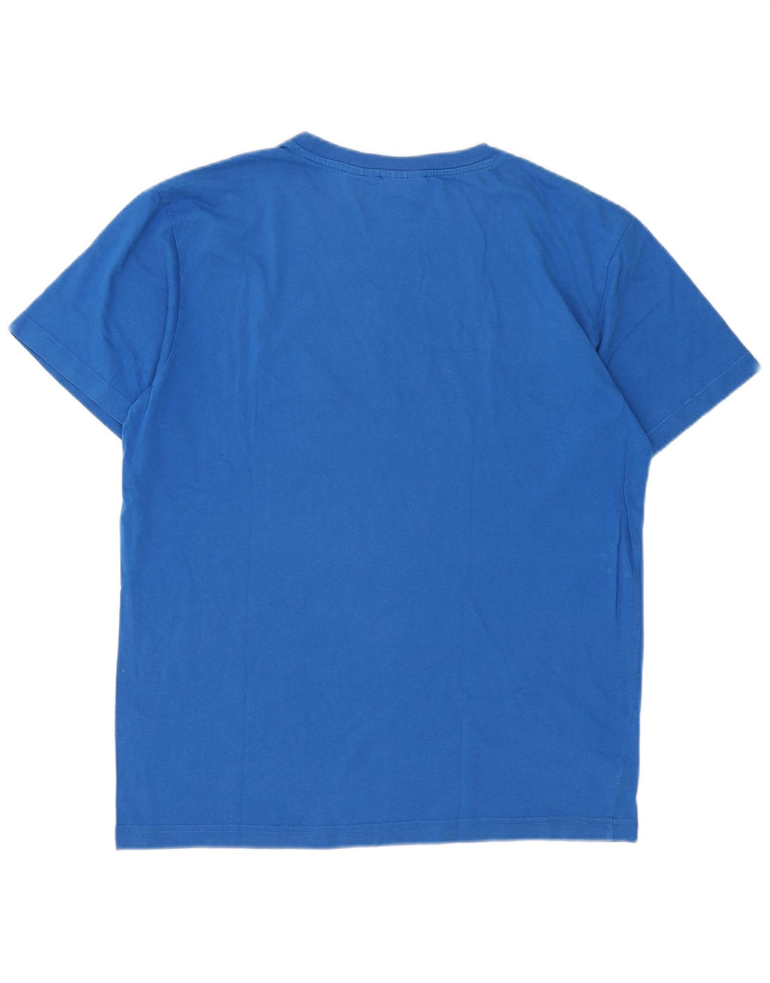 Męski T-shirt z grafiką Fila, duży, niebieski, bawełniany