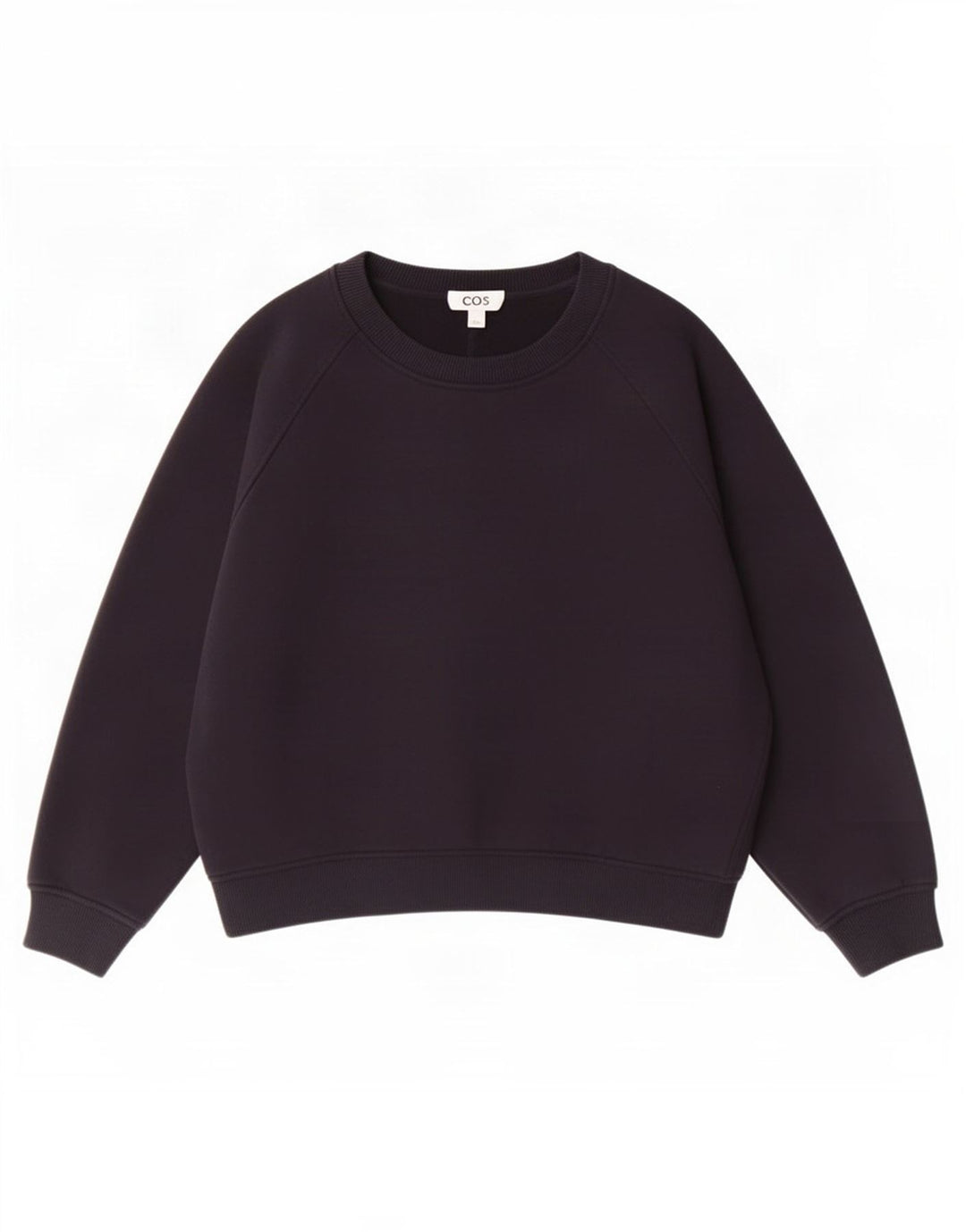 Cos Damski sweter oversize UK 14, średni granatowy, bawełniany