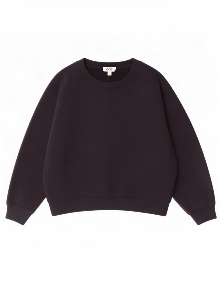 Cos Damski sweter oversize UK 14, średni granatowy, bawełniany