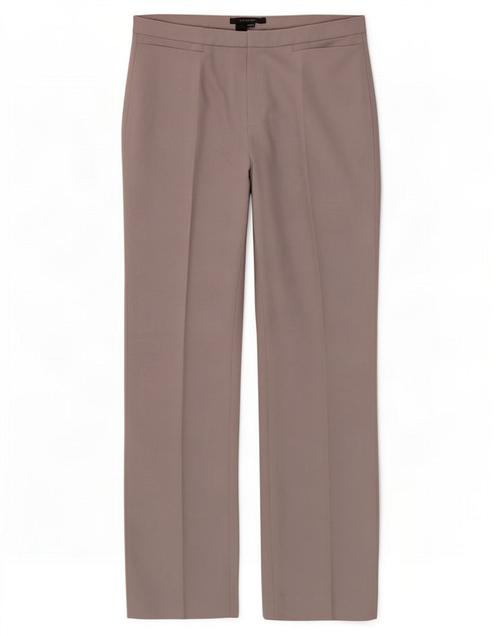 Damskie proste spodnie Zara EU 40 Medium W30 L31 Szary poliester