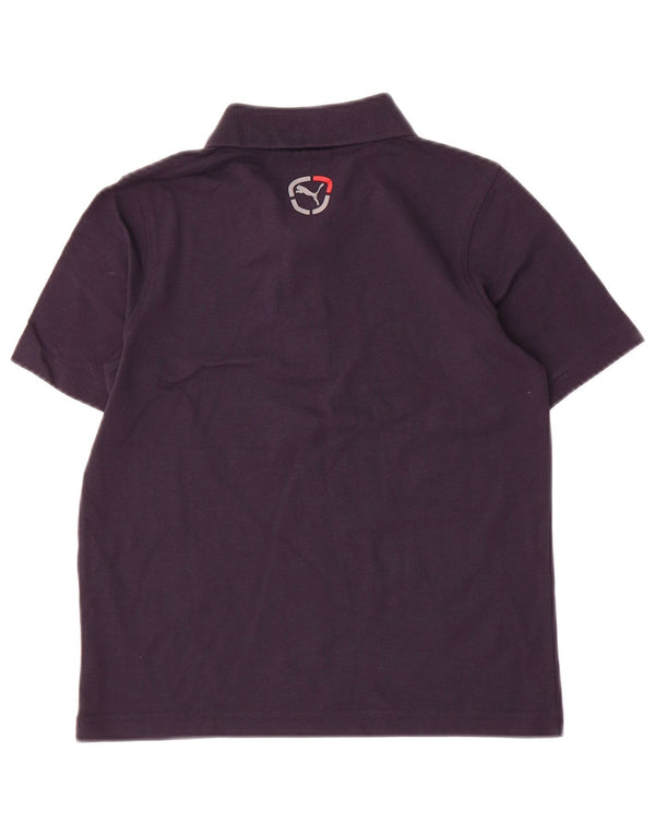 Chłopięca koszulka polo Puma 9-10 lat, granatowa, bawełniana