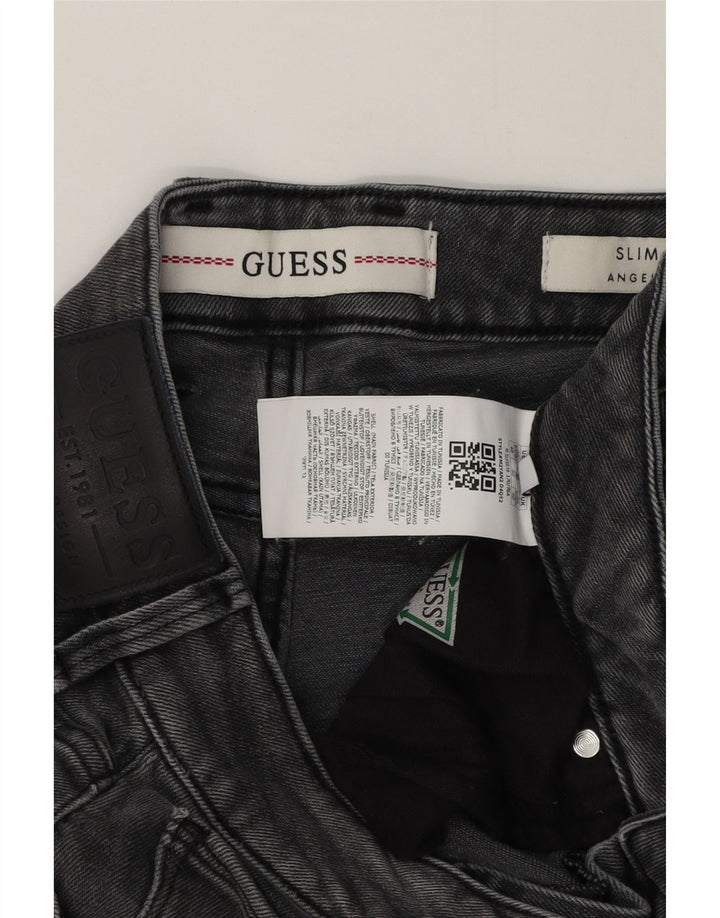 Męskie jeansy Guess W30 L31 Szare bawełniane