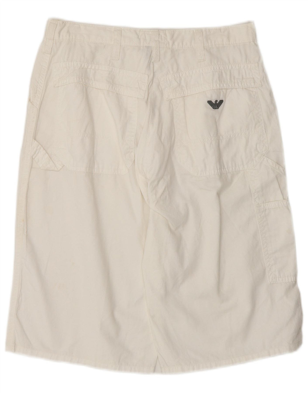 Damskie spodenki cargo Armani IT 44 Medium W28 białe
