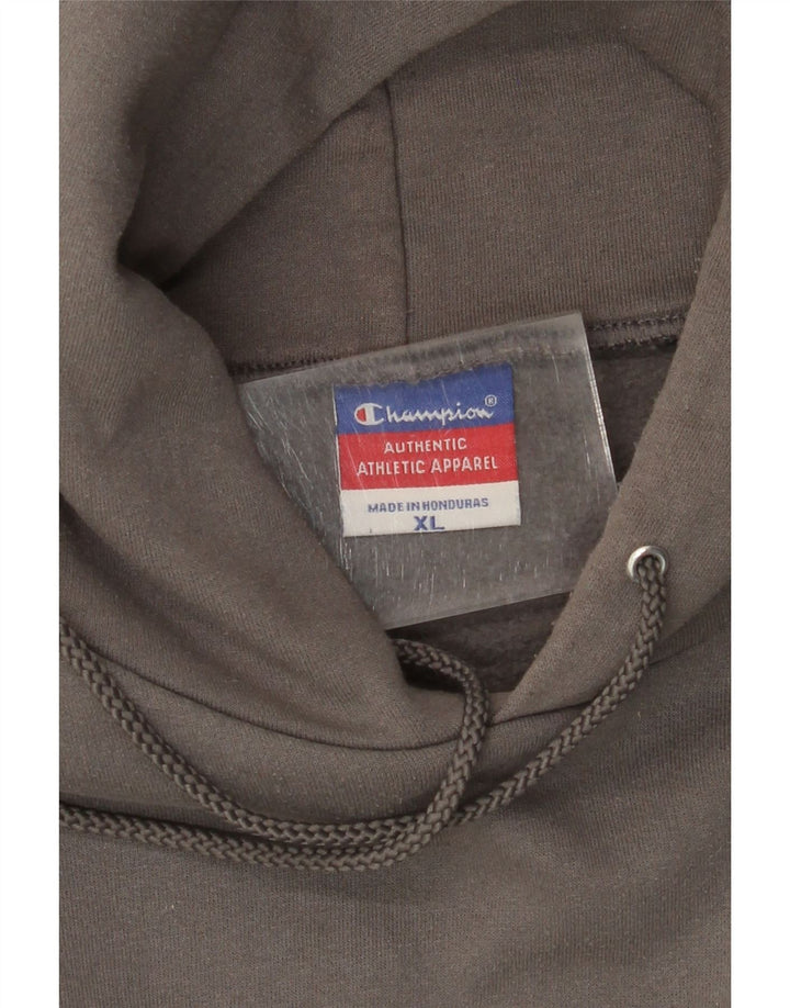 Męski sweter z kapturem i grafiką CHAMPION Bears XL, szary, bawełniany