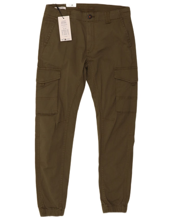 Męskie spodnie cargo Jack & Jones Paul Joggers W30 L30 Khaki Cotton