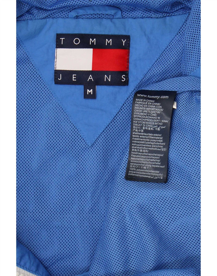 Męska kurtka Anorak z kapturem i grafiką Tommy Hilfiger UK 38 Medium Blue