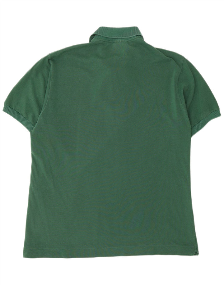Męska koszulka polo LACOSTE, rozmiar 3, mała, zielona, bawełniana
